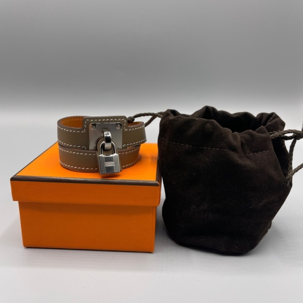 HERMES O KELLY BRACELET - ETOUPE